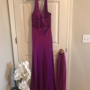 Adrianna Papell Purple Formal Dress